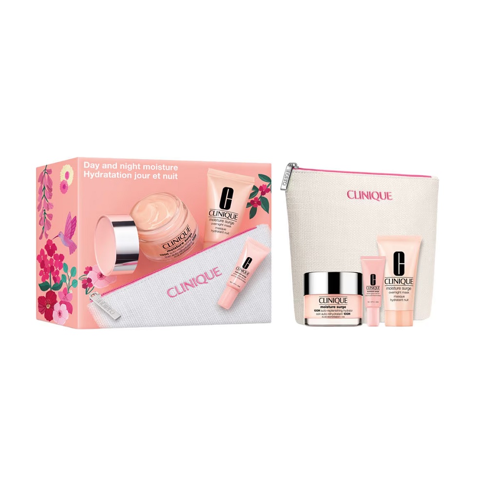 Day And Night Moisture Gel Set: Face Cream + Intensive Moisturizing Mask + Face Serum